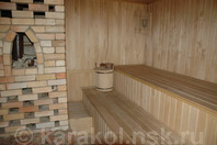Гостиница "Иссык-Куль": Баня, просторная парилка