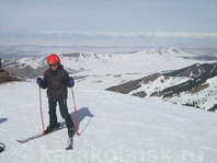 Андрей Орлов, Екатеринбург, Юный лыжник на высоте 3040м