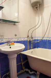 Двухкомнатная квартира по Кыштобаева: Ванная комната