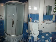 Двухкомнатная квартира по Карасаева II (Тельмана): Санузел, душевая комната в квартире