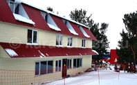Гостиница, коттеджи-шале на горнолыжной базе: Третий корпус гостиницы горнолыжной базы Каракол